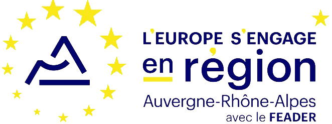 Logo de L'europe s'engage en région Auvergne-Rhône-Alpes avec Feader